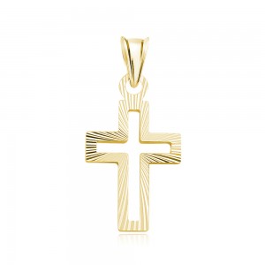 Pandantiv cruciulita argint placat cu aur galben DiAmanti K0066G-DIA (Argint 925‰ 0,6 g.) Pandantiv cruciulita argint placat cu aur galben DiAmanti K0066G-DIA (Argint 925‰ 0,6 g.)
